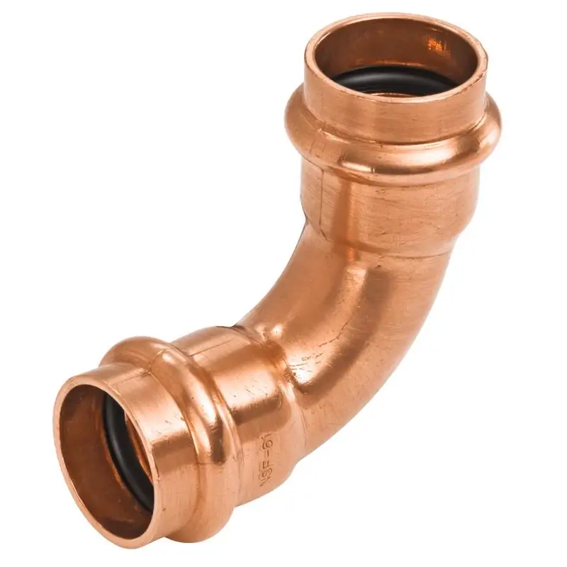 Nibco 1 In. Press X 3/4 In. Press Wrought Copper 90 Degree Elbow