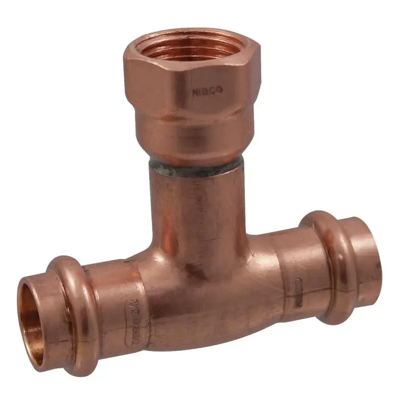 Nibco Press System 3/4 Inch Press Wrought Copper Tee Lead-free
