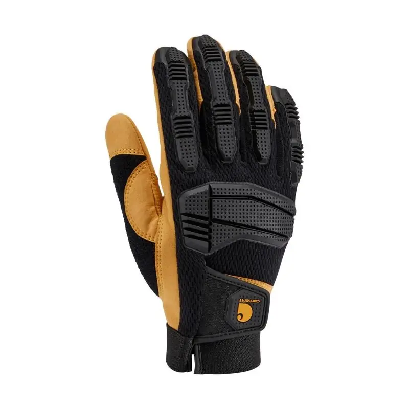 Carhartt Men‘s Knuckler Gloves Black/yellow Xl Indoor/outdoor 1 Pair