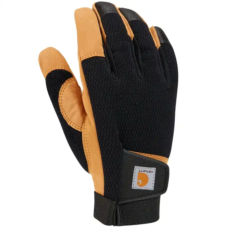 Men‘s Synthetic Leather High Dexterity Touch Secure Cuff Glove - Durable & Comfortable