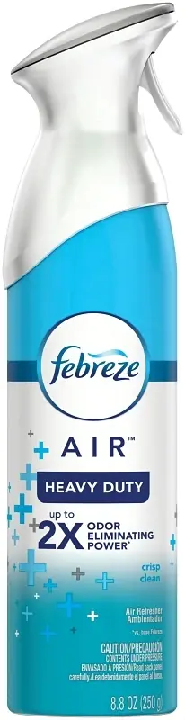 Air Effects Heavy-Duty Odor-Eliminating Air Freshener Spray, Crisp Clean Scent, 8.8 Ounce