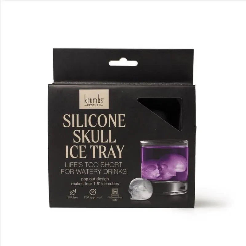 Skull Silicone Ice Tray For Halloween Decorations - Hkkice Hall Sili Skull Ice Ball