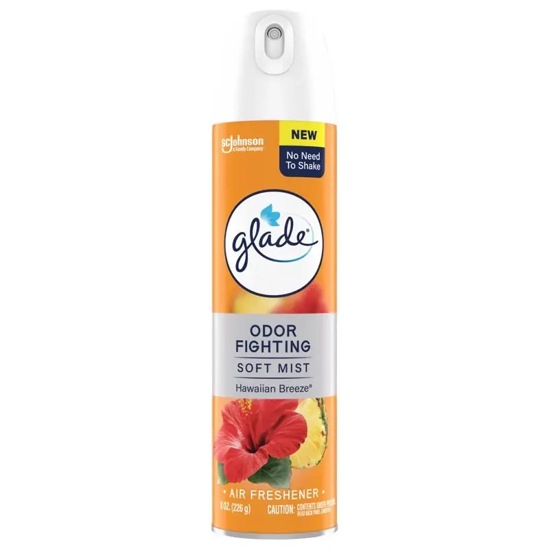 Glade Hawaiian Breeze Scent Air Freshener 8 Oz Aerosol Spray
