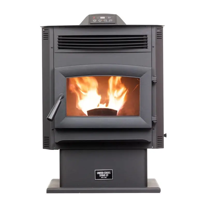 Us Stove Epa Certified 1700 Sq Ft Wood Pellet Stove With 90 Lb Hopper Capacity