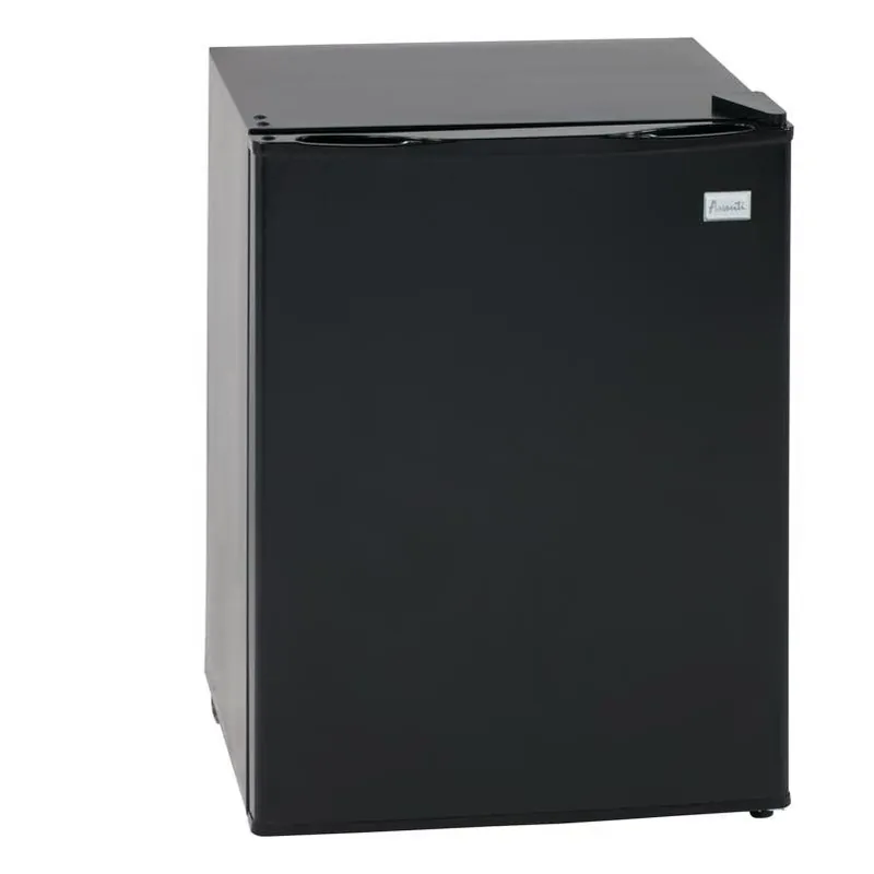 Avanti 2.5‑Cu Ft Black Steel Compact Refrigerator – Energy‑Star Mini Fridge
