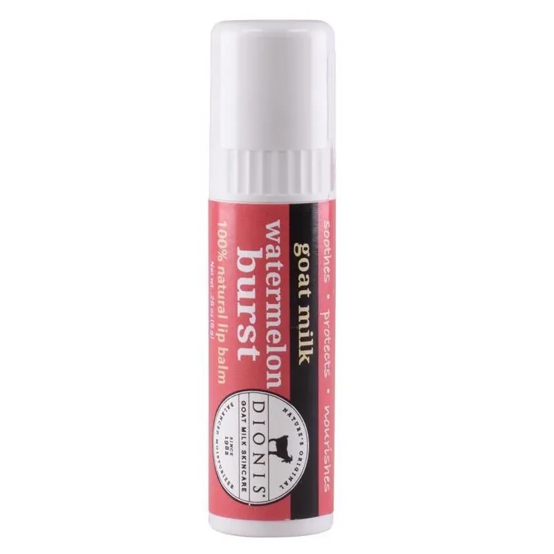 Dionis Watermelon Burst Goat Milk Lip Balm – 0.28 oz Natural Moisturizer