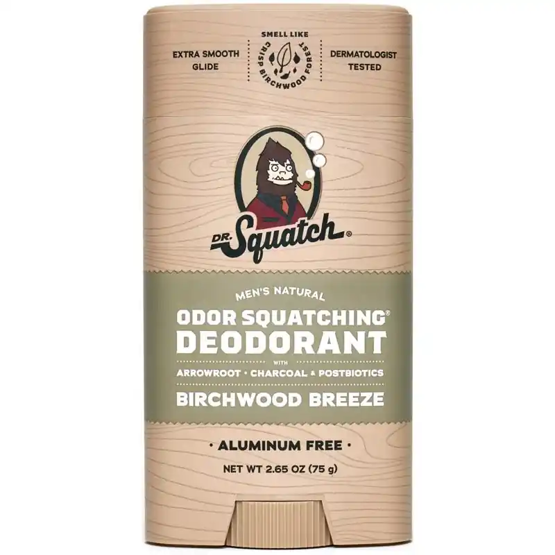 Dr. Squatch Birchwood Breeze Deodorant 2.65 Oz Single Pack