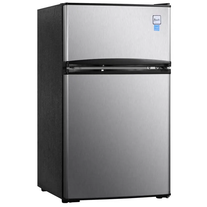 Avanti 3.1 Cu Ft Compact Refrigerator Black/silver Stainless Steel Ra31b3s