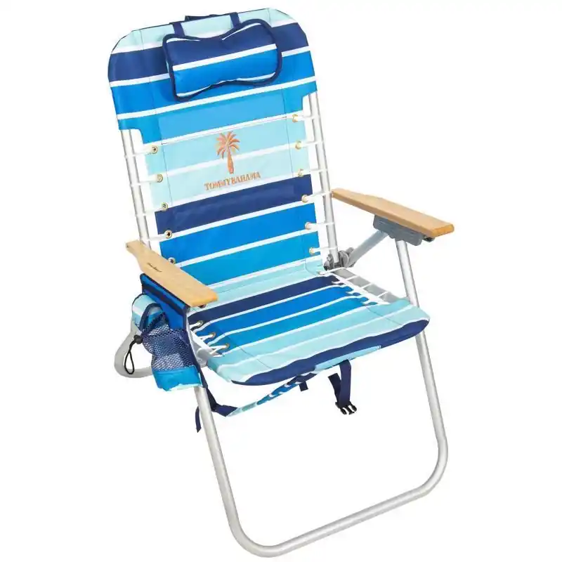 Tommy Bahama 4-position Multicolored Aluminum Steel Backpack Chair