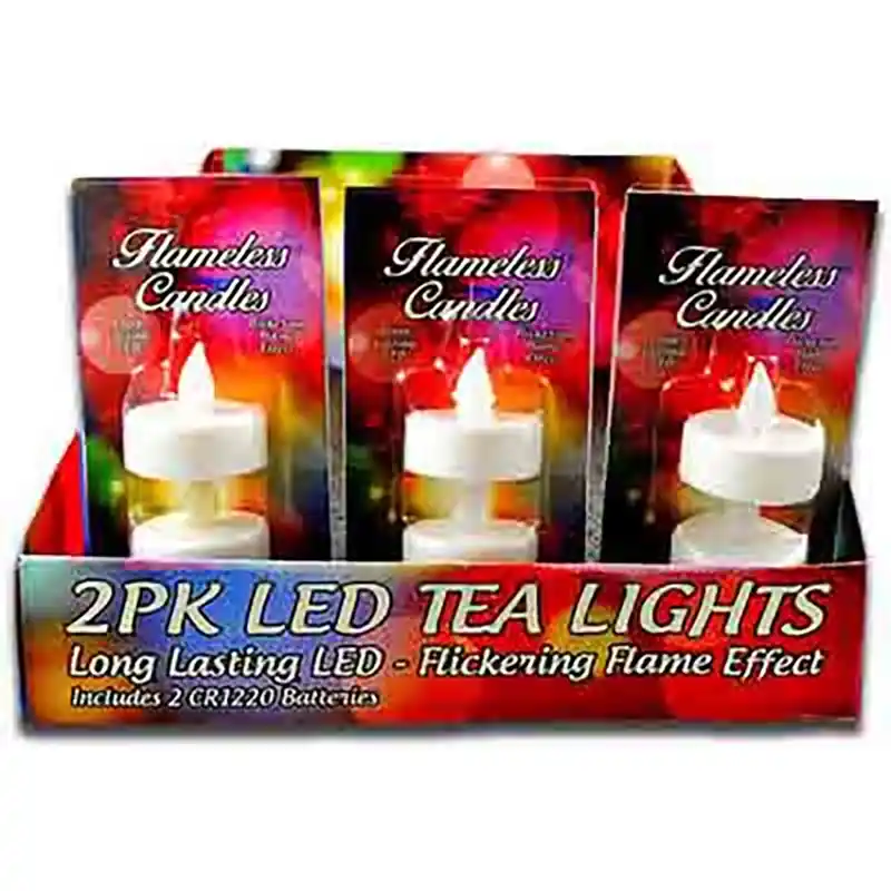 Magic Seasons White No Scent LED Flameless Tea Lights