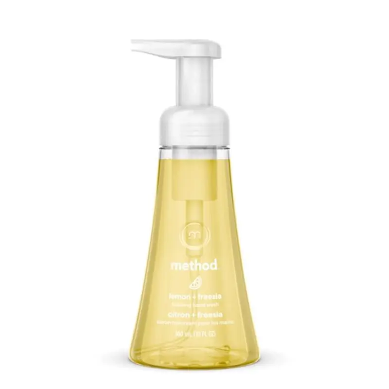 Method Lemon Freesia Scent Foam Hand Wash 10 Oz Bottle With Pump
