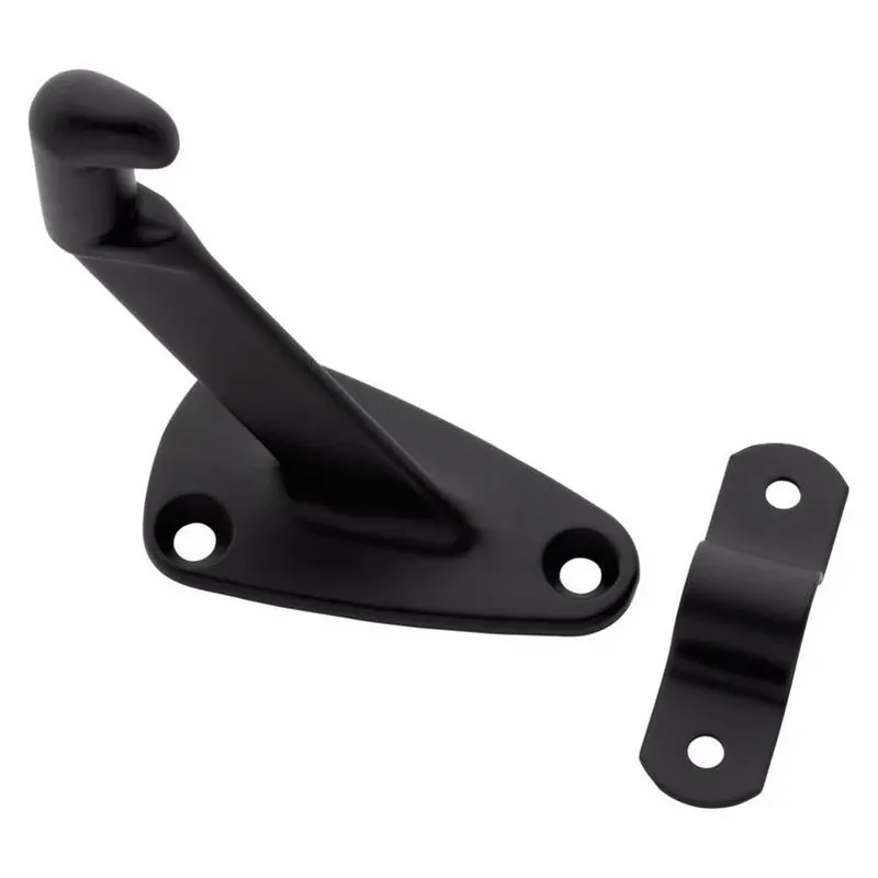 National Hardware Matte Steel Handrail Bracket – N830-591 Zinc‑Coated