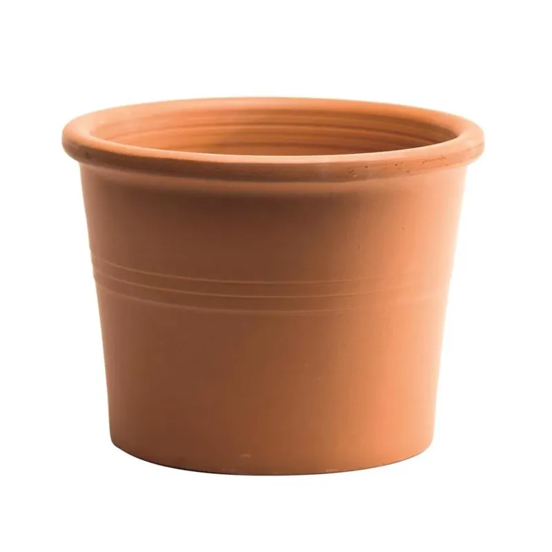 Deroma 2.5 In. H X 3.5 In. D Terracotta Cylinder Planter Terracotta