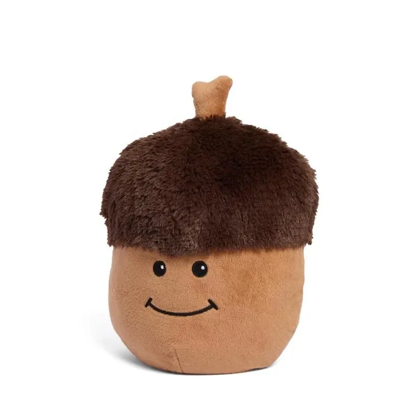 Warmies Brown Acorn‑Shaped Plush Heatable Companion