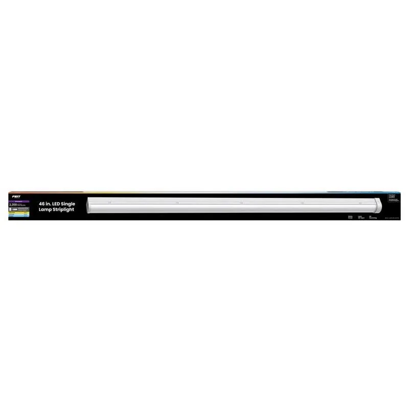 Feit 46‑Inch Hardwired White LED Strip Light – 2200 lm, 20 W