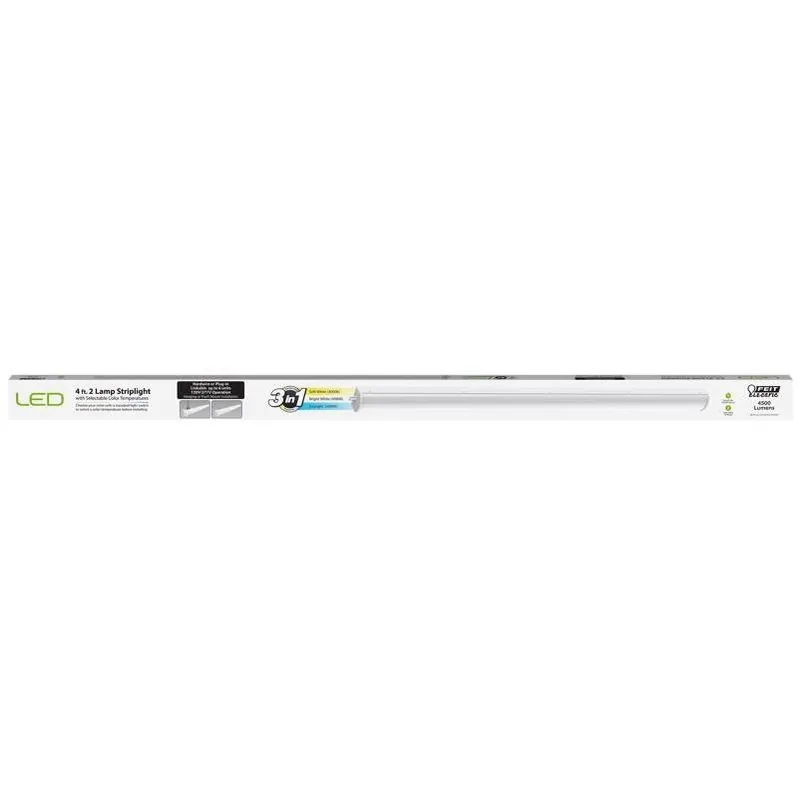 Feit 48‑Inch White Hardwired LED Strip – 4500 lm, 42 W Energy‑Saving Light