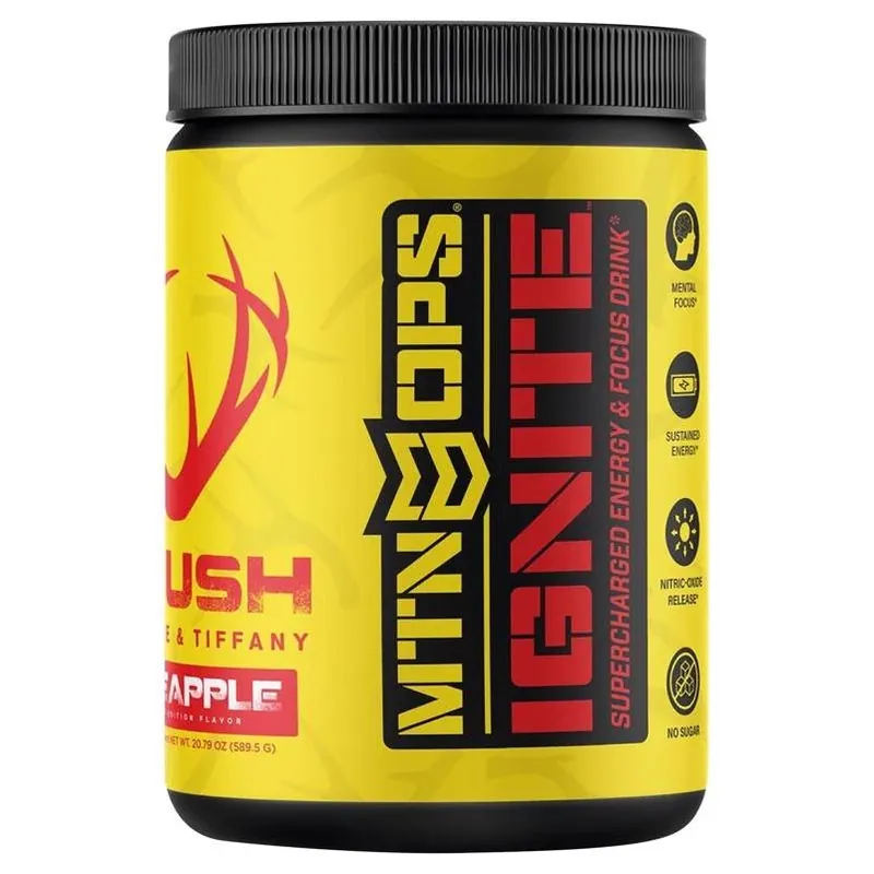MTN OPS Ignite Pineapple Energy Drink Mix – 20.79 Oz Powder Boost