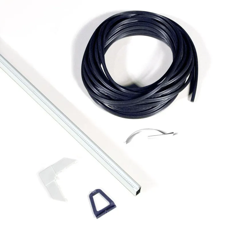 36 Inch X 5/16 Inch X 3/4 Inch White Aluminum Screen Frame Kit