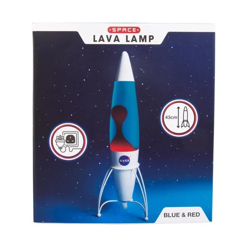 Multicolor NASA Rocket Plug‑In Lamp – Fizz Space‑Themed Night Light