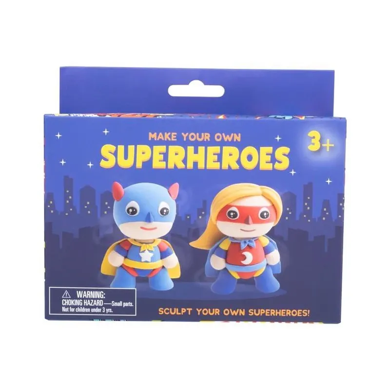 Fizz Superhero DIY Dough Craft Kit – Assorted Colors For Creative Play