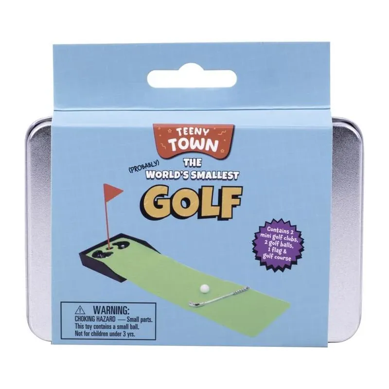 Fizz Teeny Town Multicolored Golf Game Toy – Fun Mini Golf For Kids