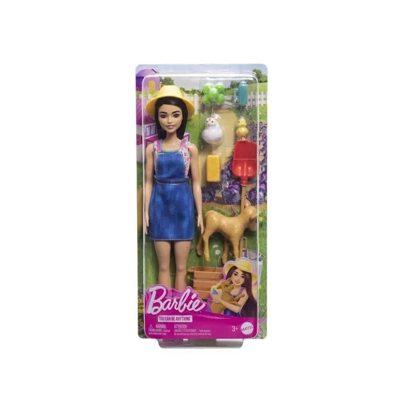 Barbie Farmer Play Doll – Multicolored Farm Outfit For Kids 3+