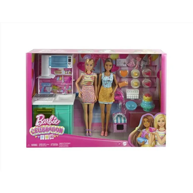 Barbie Friends Multicolor Baking Party Doll – Playful Kitchen Fun For Ages 3+
