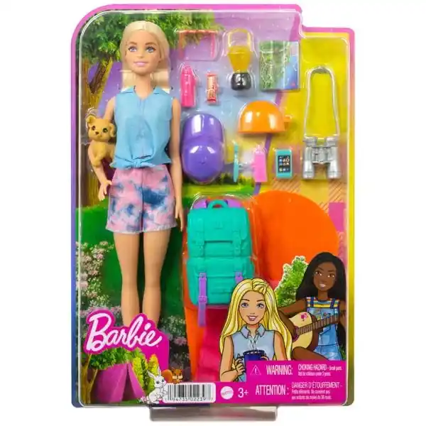 Malibu Camping Doll Playset With Accessories - Multicolor