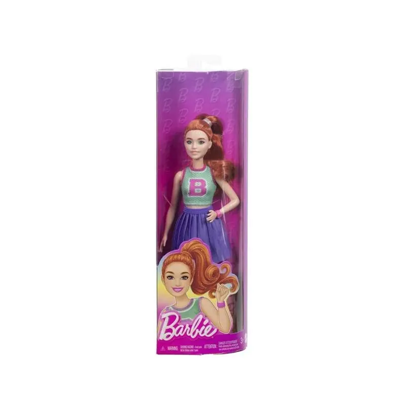 Barbie Fashionistas Multicolored Sport Skirt – Trendy Doll Outfit For Active Play