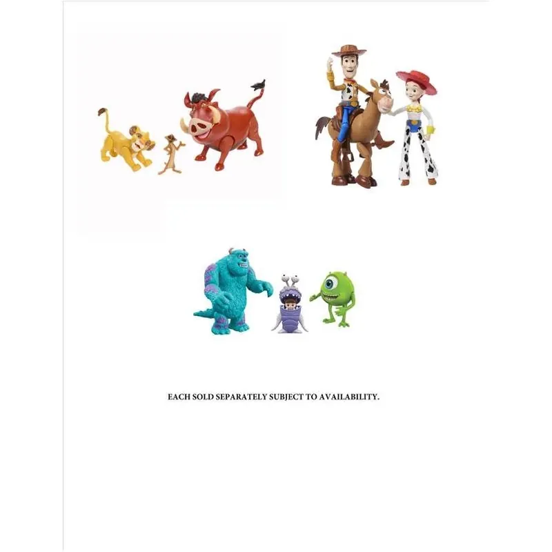 Disney Pixar Scale Storypack – 3‑Piece Assorted Action Figure Set