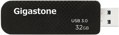 Gigastone Gs-u332gslbl-r 32gb Usb 3.0 Flash Drive, Black, High Speed