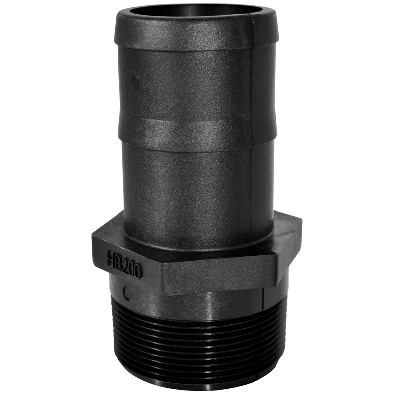 Green Leaf Schedule 80 2 In. MPT X 2 In. D Barb Poly Adapter 1 Pk