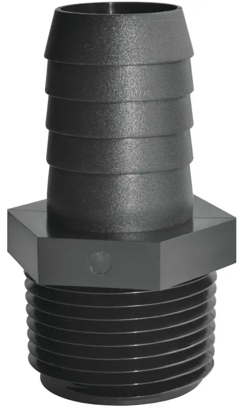 Green Leaf 1/2 In. MPT X 1/4 In. D Barb Polypropylene Hose Adapter 1 Pk