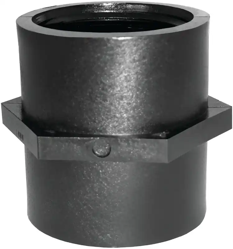 Ftc 12 P Polypropylene Pipe Coupling, 1/2 Inch Female Npt Fitting