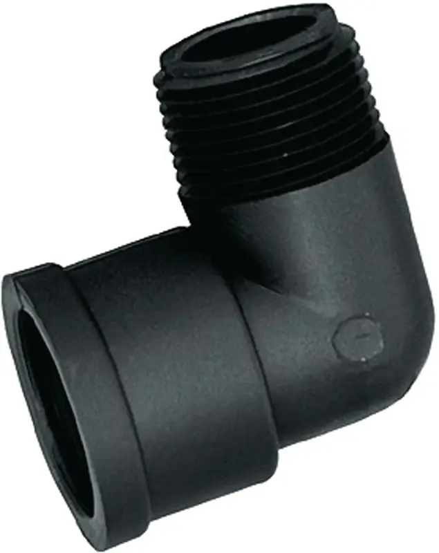 Se100p 90 Degree Street Pipe Elbow, 1 In, Mpt X Fpt, Polypropylene