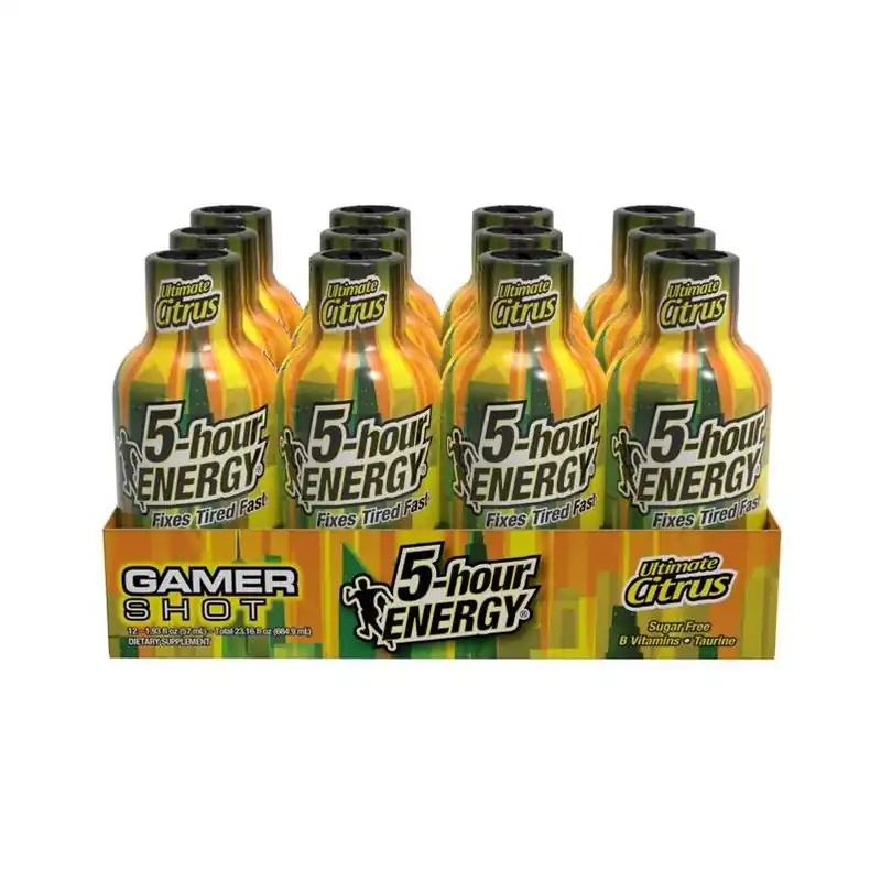 Sugar‑Free Citrus Lime Energy Shot – 5‑Hour Boost, 230 mg Caffeine (1.93 oz)