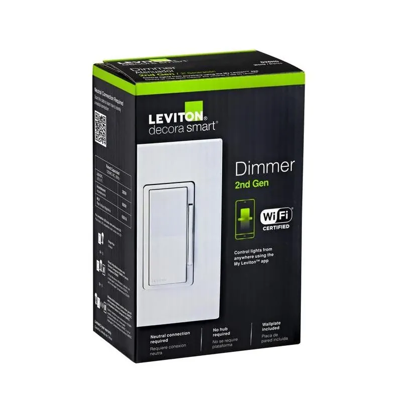 Leviton Decora Smart Wi‑Fi Motion‑Detect Dimmer Switch – 15 A Single‑Pole