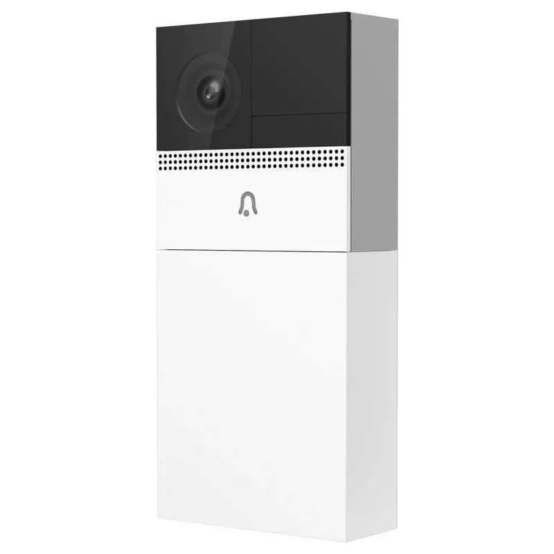 Feit Wireless Smart Video Doorbell – White Plastic, Wi‑Fi Enabled Doorbell Camera
