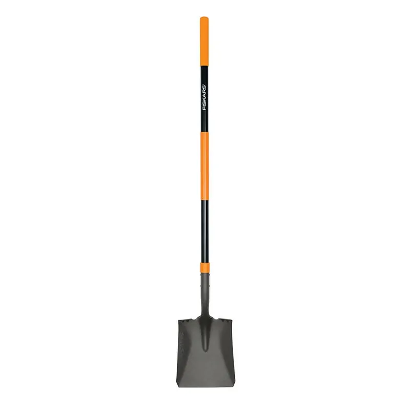 Fiskars 60‑Inch Fiberglass‑Handle Transfer Shovel – Heavy‑Duty Garden Tool