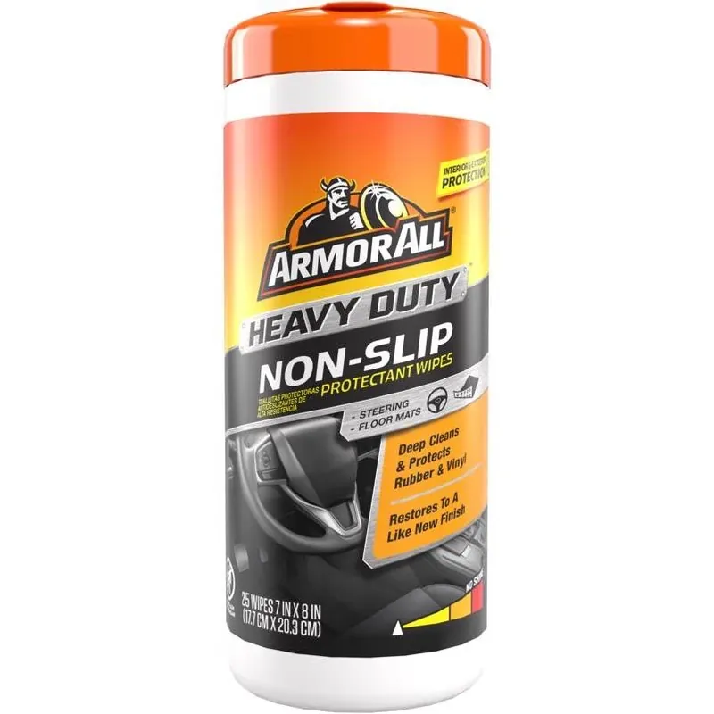 Armor All Heavy‑Duty No‑Slip Floor‑Mat Protectant Wipes – 25 Count