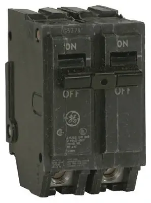 Double Pole Circuit Breaker, 1-In., 15-Amp