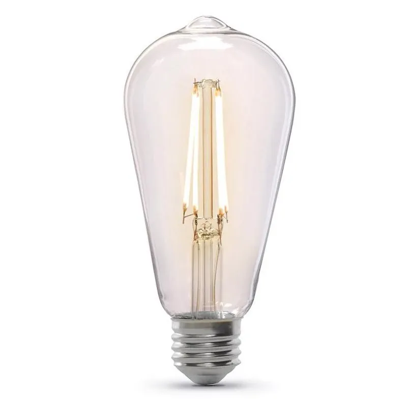 Feit ST19 Daylight LED Filament Bulb – 60W Equivalent, Pack Of 2