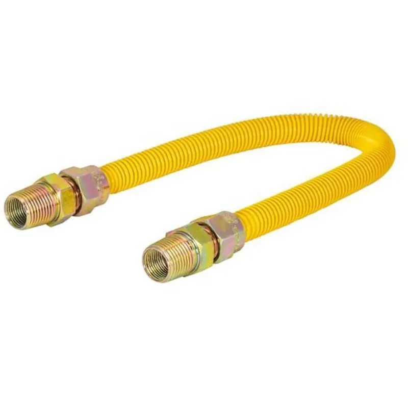 Eastman 18‑in Stainless Steel Gas Appliance Connector – 1/2" ID X 5/8" OD