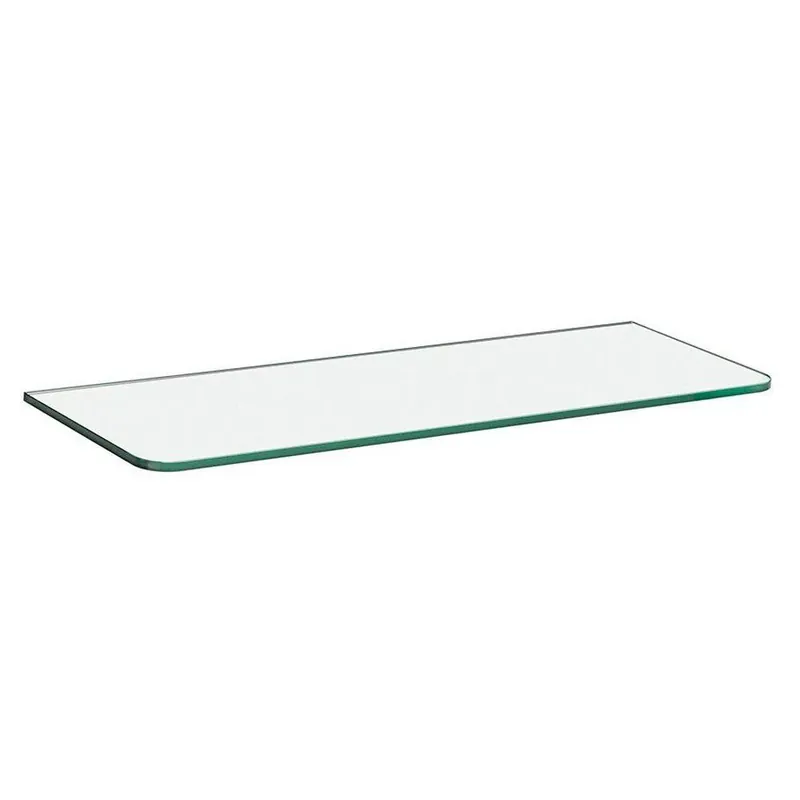 23-1/2 In. X 8 In. X 5/16 In. Clear Standard Glass Line Shelf