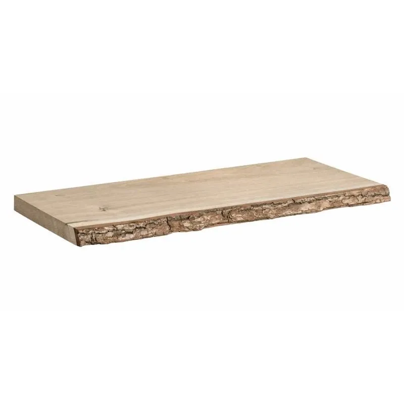 Dolle Lite Nature Brown Wood Shelf Board – 0.98" Thick, 23.6" Wide, 7.9" Deep, 33 lb Capacity