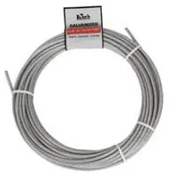 Koch Industries 1/8 In. D X 50 Ft. L Zinc Plated Galvanized Steel Cable