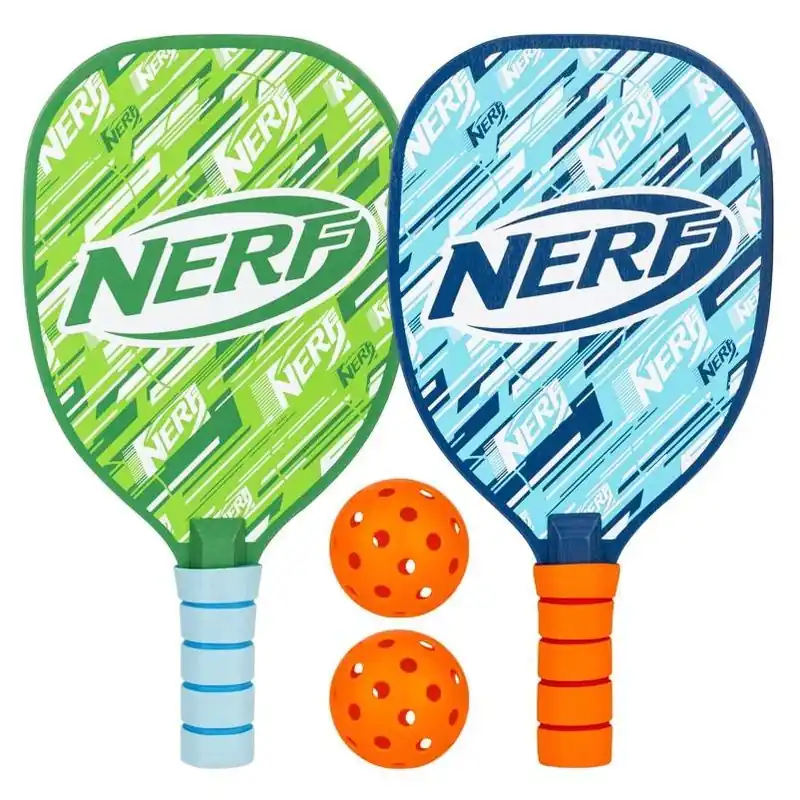 NERF Vibrant Polyethylene Pickleball Set – Lightweight Outdoor Game Kit