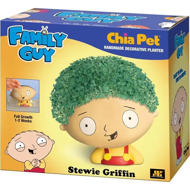 Chia Pet Stewie Griffin Clay Decorative Planter – Family Guy Collectible