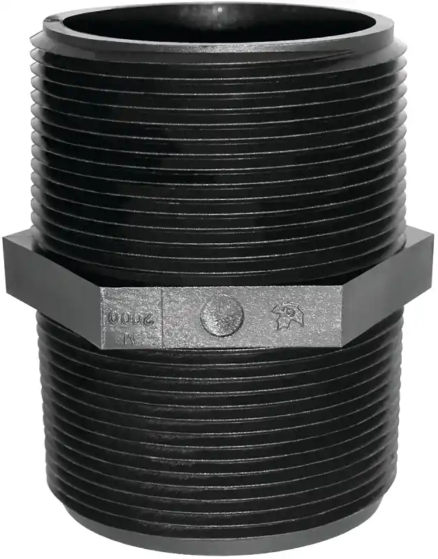 Green Leaf Schedule 80 3/8 In. MPT X 3/8 In. D MPT Polypropylene Nipple 1 Pk
