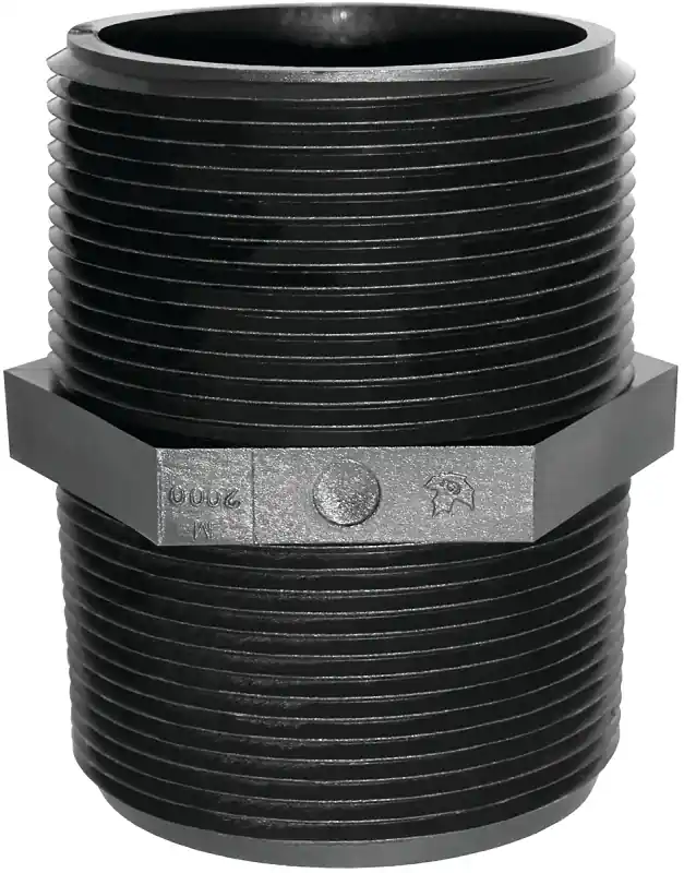 Green Leaf Schedule 80 1/4 In. MPT X 1/4 In. D MPT Polypropylene Nipple 1 Pk